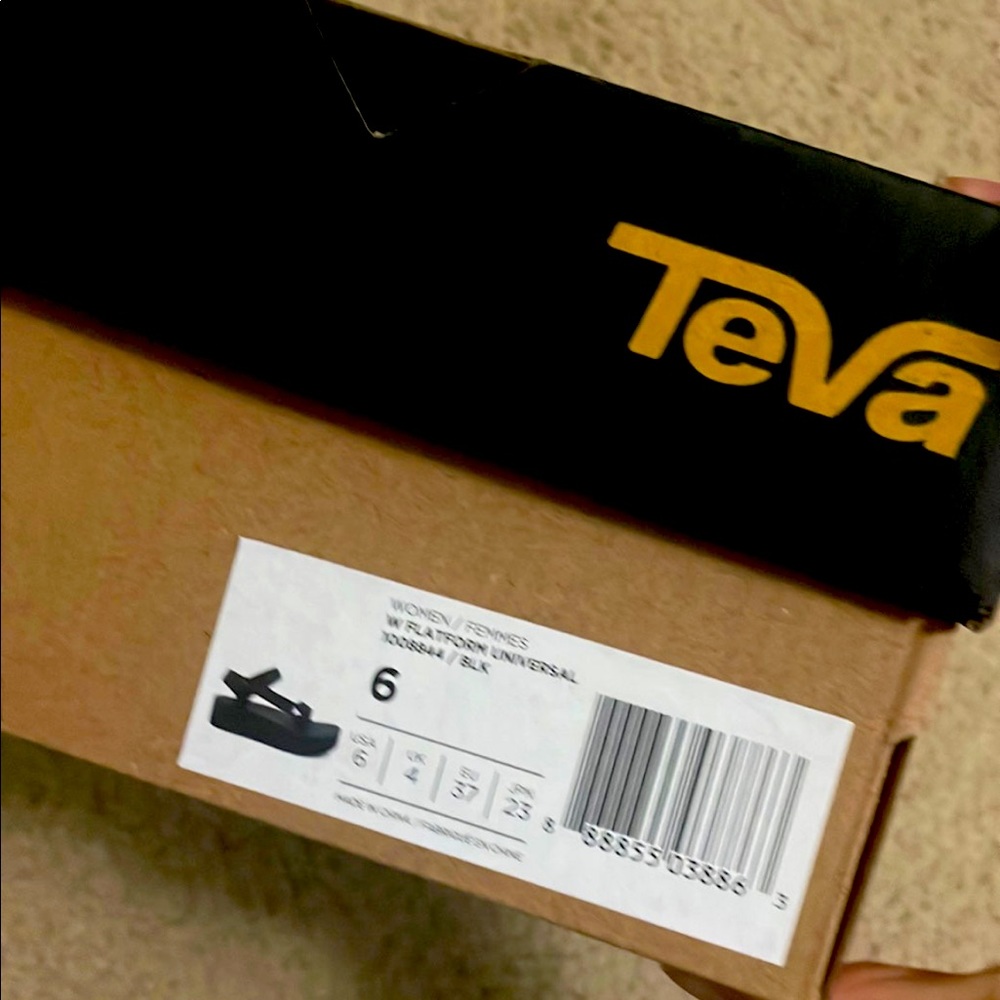 Teva Platform Universal Sandal Black